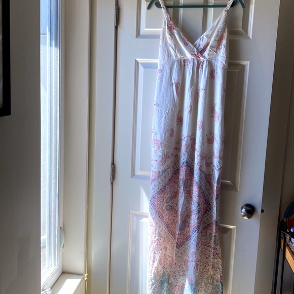 Seraphine Pastel Printed Maternity Maxi Dress - Picture 4 of 8